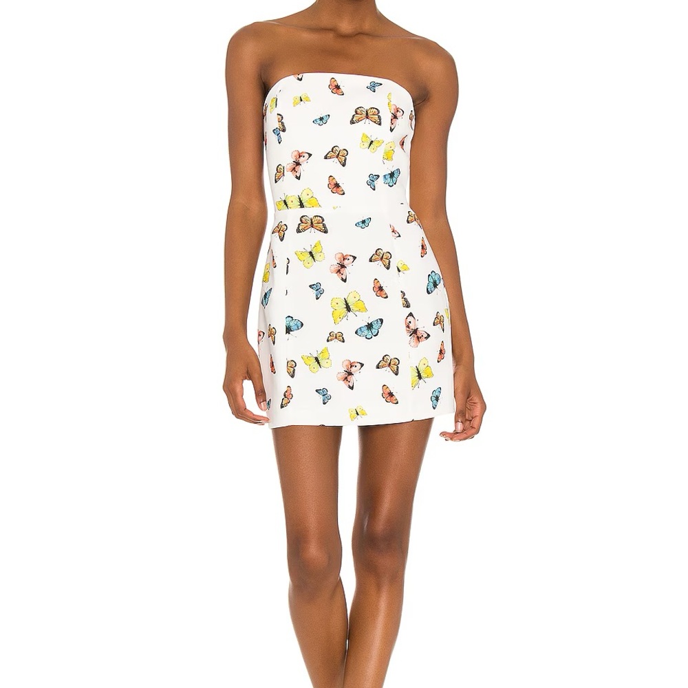 Amanda uprichard X revolve butterfly dress